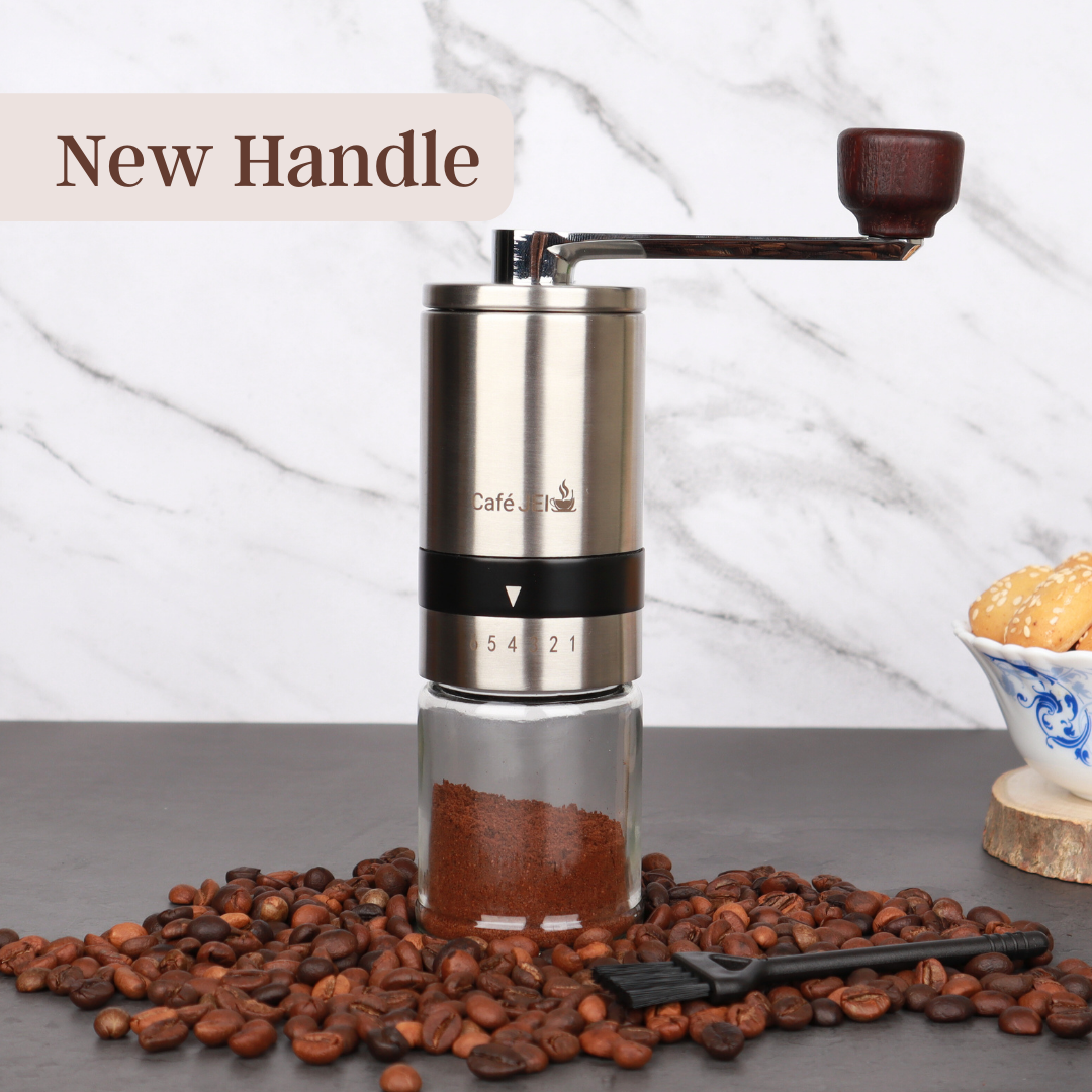 Cafe JEI Manual Burr Coffee Grinder β Precision Grinding for the Perfect Brew