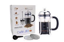 Load image into Gallery viewer, Cafe JEI Classic Dome French Press Coffee and Tea Maker 600ml (Dome Chrome)