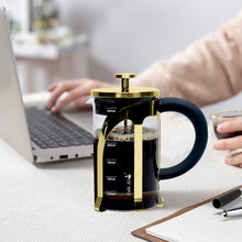Load image into Gallery viewer, French Press Coffee and Tea Maker 600ml (Gold)