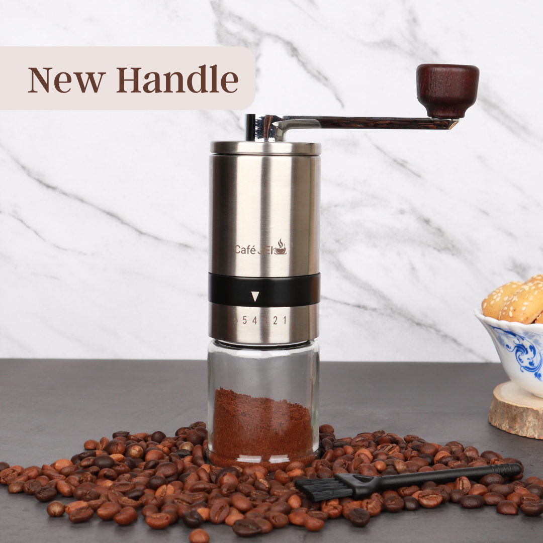 Cafe JEI Manual Burr Coffee Grinder – Precision Grinding for the Perfect Brew