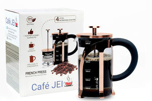 French Press Coffee and Tea Maker 600ml (Rose Gold)