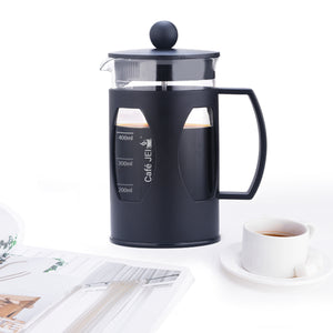 cafe jei french Press coffee maker plastic black